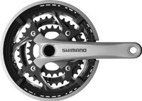 Shimano FC-T551 3x10-speed crankstel, zwart, 170 mm