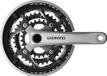 Shimano FC-T551 3x10-speed crankstel, zwart, 170 mm