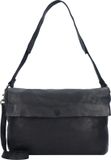 Harold's Leren Schoudertas Submarine Handbag Flap Black Zwart