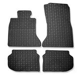 FM-0355 Rubberen matten, vloermattenset, 5-serie (F10) limousine 2010-2017, zwart