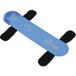 Dogs Creek lichtgevende sticker met klittenband Kuma blauw/turkoois