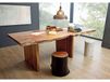 FREEFORM Table à manger extensible 240x110 Acacia laqué Noisette