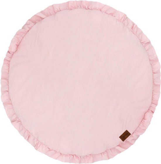 MorDesign Boxkleed Rond Ruffle Poederroze