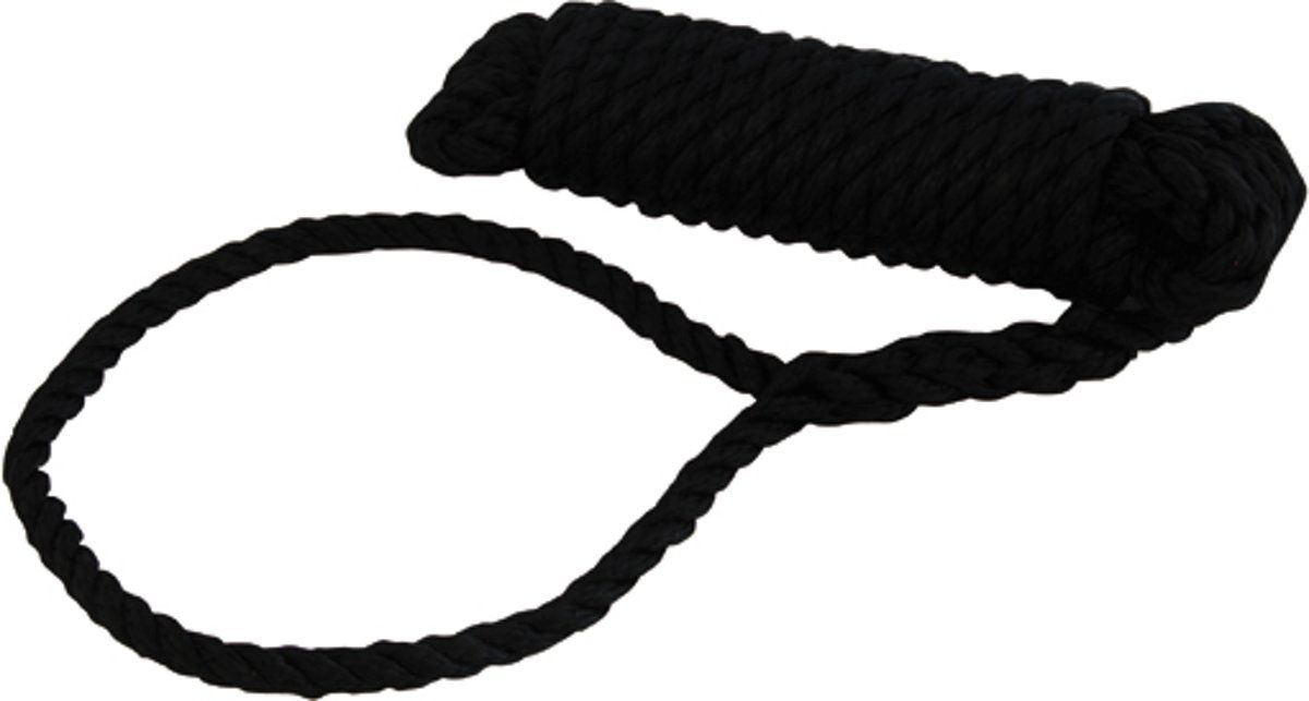 Talamex Superlene Landvast Ø 12 mm 8 meter lang - Zwart