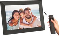 AGFA PHOTO Realiview APF1000 Digitale fotolijst, 10 inch (LED 1024 x 600, fotoweergave, klok, kalender, programmeerbaar), zwart