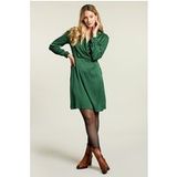 River Woods Vert Uni Robe col en V Taille : 42