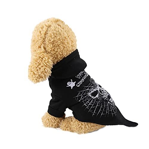 UKKO Hondenjas Huisdier Kerstkleding Hondenjas Jas Hoodie Warme Hond Jumpsuit Leuke Dinosaurus Kostuum Kleine en Middelgrote Hond Kostuum Spin, Xs