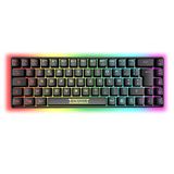 AKUMA - SHONEN T03 Gaming toetsenbord 65% 69 toetsen met achtergrondverlichting – programmeerbaar RGB-membraan