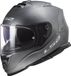 LS2 Helm Storm II Solid FF800 mat titanium maat M