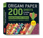 Origami Tuttle Origami Paper 200 Sheets Kimono Patterns 6"