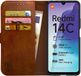 Rosso Element Xiaomi Redmi 14C Hoesje Book Case Wallet Bruin