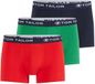 Tom Tailor - Korte boxershorts in een 3-pack - Maat XL/7 - cardinal-navy-green