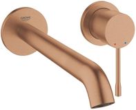 GROHE Essence New Wandgemonteerde Inbouw Wastafelkraan - Mat Brons - 19967DL1