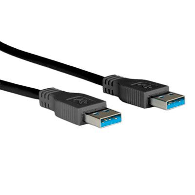 ROLINE 11.02.8971 USB-kabel USB Type-A 3 m Zwart