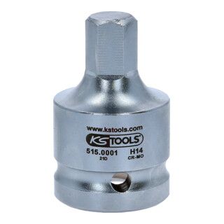 KS Tools 3/4\" krachtdop bit kort, 14mm - 1 stuk
