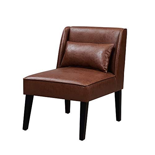 Versanora Marc Modern Relax Reading Kunstleer Lounge Stoel Bruin VNF-00087-EU Met Kussen One Size