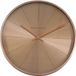 Decostar Wandklok copper 40x40x5cm roze/goud