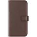 Selencia Echt Lederen Bookcase voor iPhone 8 Plus / 7 Plus - Bruin - Met Pasjeshouder