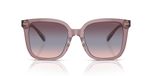 Coach Ci918 Hc 8381u Lunettes de soleil femme rose carrées bleu 54mm
