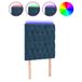 VidaXL Hoofdeind & Voeteind Donkerblauw