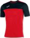 Joma Winner Chemise Manches Courtes Hommes - Rouge / Noir | Taille : M