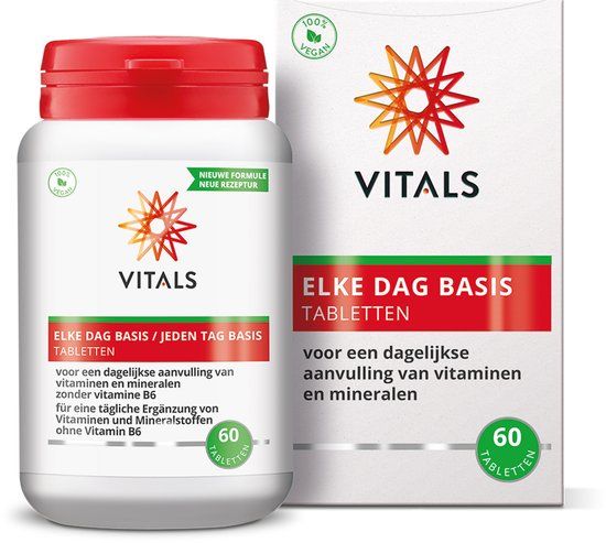 Vitals Elke Dag Basis - 60 tabletten - multivitamine