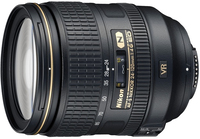 Nikon AF-S NIKKOR 24-120mm f/4G ED VR Lens - Black