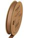 Halbach Seidenbänder Premium ripslint, breedte: 13 mm lengte: 25 m, duurzaam cadeaulint van gerecycled polyester, ideaal als lint, kleur: mokka