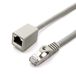 1aTTack.de CAT7 Cat.7 verlengadapter - 5m - Ethernetkabel LAN-kabel netwerkkabel 10 Gb/s onbewerkte kabel met (RJ45) Cat6a stekker 1 stuk - Grijs