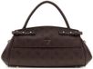 GUESS Diana Top Handle Flap Sac bandoulière Chocolate Logo Marron foncé