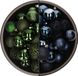 Bellatio Decorations Boules de Noël mix - 74 pièces - vert foncé et bleu foncé - 6 cm - plastique