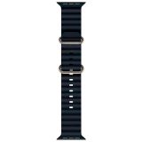 Tech-Protect Iconband Pro Bracelet en TPU pour Apple Watch Ultra 2/Ultra/9/8/SE (2022)/7/SE/6/5/4 - 49mm/45mm/44mm/42mm - Noir