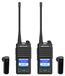 Talkie-walkie Bluetooth app - 1800 mAh - Réduction du bruit IA - 1,77 pouce - Noir