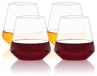 Merkloos Tritan Set van 4 Wijnglazen - 500ml - Onbreekbaar