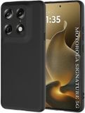 Techsuit Soft Flex Silicone Back Cover voor Motorola Signature - Zwart