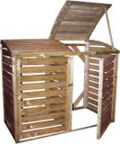 Intergard Kliko ombouw dubbel 144x128x90cm Groen Metaal