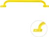 Icecat Stropmontagestang pour fixation, 10x60 cm - Jaune