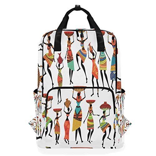 MONTOJ Travel Rugzak Afrikaanse kunst Vrouwen School Rugzak