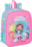 Gabby's Poppenhuis Safta Gabby's Dollhouse Confetti Kinderrugzak Roze Turkoois 22 x 27 x 10 cm