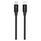 GreyLime USB-C naar USB-C gevlochten kabel Black 1 m/3.3 ft