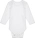 Kariban Body bébé en coton biologique Manches courtes Unisexe Blanc Uni Jersey Coton peigné Printemps/Été 2024