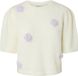PIECES - PCAYA SS O-NECK KNIT - Cloud Dancer - M
