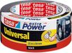 Tesa Ruban adhésif toilé - 2x rouleau - extra power - universel - noir - 25 mètre x 5 cm