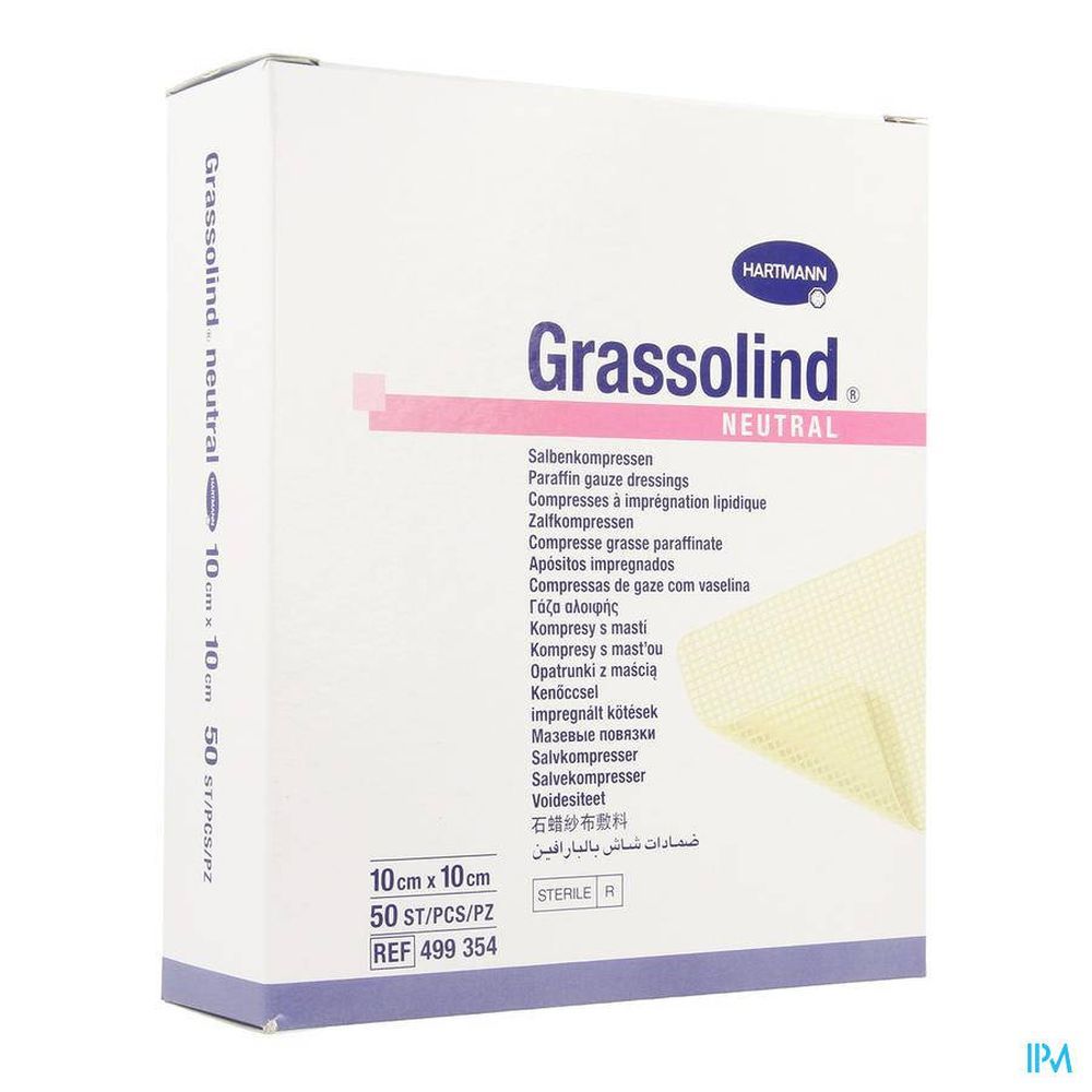 Hartmann Grassolind 10x10cm - 50 st