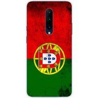 1001 coques OnePlus Siliconen hoesje compatibel met OnePlus 7 Pro Portugese vlag