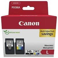 Canon Set van 2 inktcartridges Canon PK PG540L/CL541 Zwart Cyaan Geel en Magenta