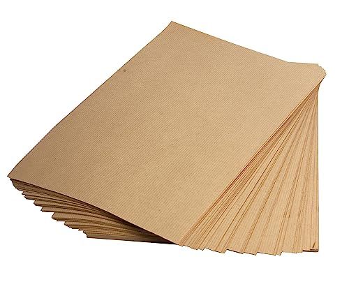 Clairefontaine 975004C Pakket Kraftpapier - 25 Vellen Bruin Geribd Kraftpapier 50x70 cm 120g
