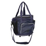 Imperial Riding IRH Basic Sac de toilettage pour enfant avec compartiments, fermeture éclair et bandoulière, bleu marine, taille 1