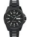 Timex Trend Herenhorloge, 44 mm, Zwarte Roestvrijstalen Armband, Zwarte Wijzerplaat, Zwarte Kast, TW2Y28800