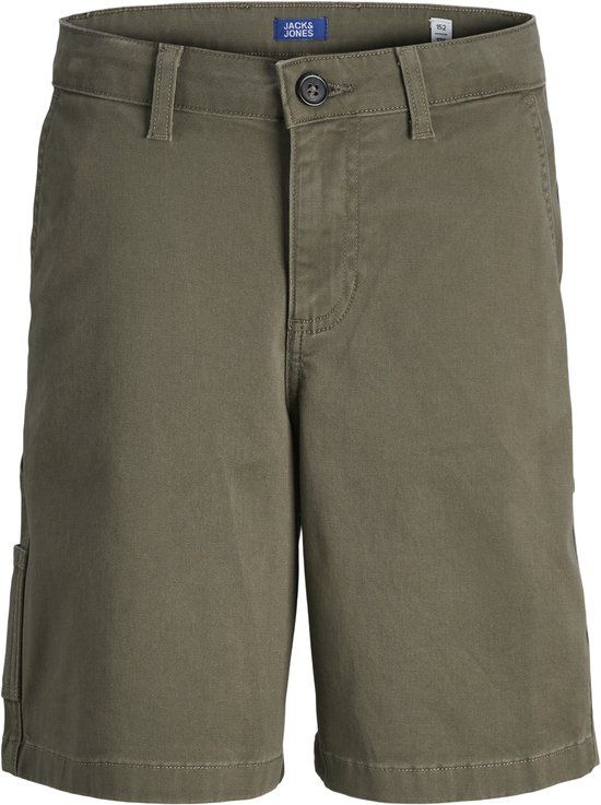 JACK&JONES JUNIOR JPSTTONY CO JJCARPENTER SHORTS SN JNR Jongens Broek - Dusty Olive Stiching W. Dtm